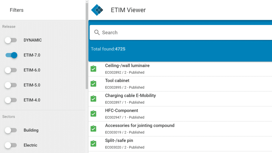 ETIM In Your Pocket renamed to ETIM Viewer