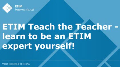 ETIM launches its ‘Teach the Teacher’ e-learning training program